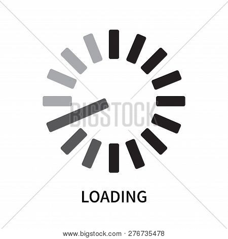 Loading Icon Isolated On White Background. Loading Icon Simple Sign. Loading Icon Trendy And Modern 