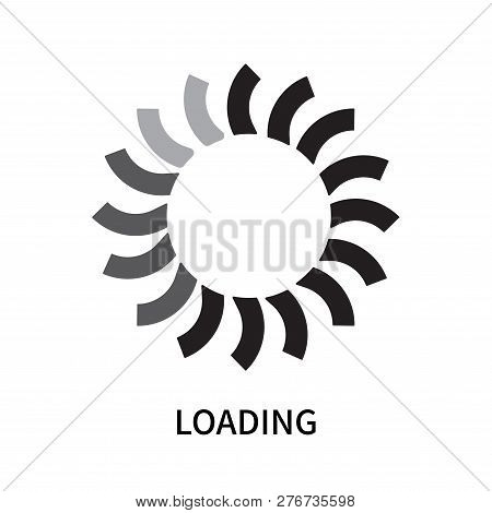 Loading Icon Isolated On White Background. Loading Icon Simple Sign. Loading Icon Trendy And Modern 