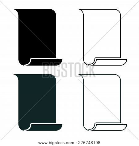 Airbag Sign Steering Wheel With Active Airbag Icon Set Grey Black Color Vector Illustration Outline 
