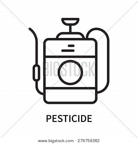 Pesticide Icon Isolated On White Background. Pesticide Icon Simple Sign. Pesticide Icon Trendy And M