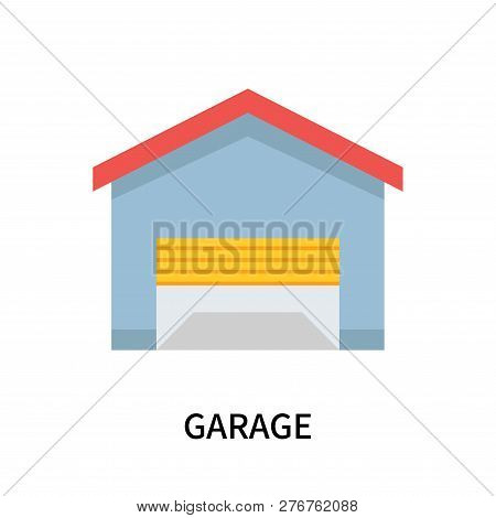 Garage Icon Isolated On White Background. Garage Icon Simple Sign. Garage Icon Trendy And Modern Sym