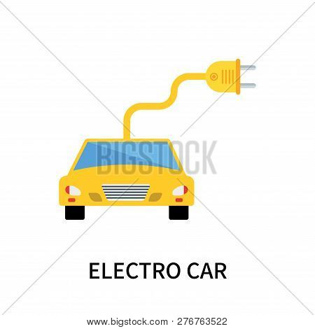 Electro Car Icon Isolated On White Background. Electro Car Icon Simple Sign. Electro Car Icon Trendy