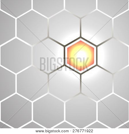 Abstract Gray Square Business Background Vector Illustration