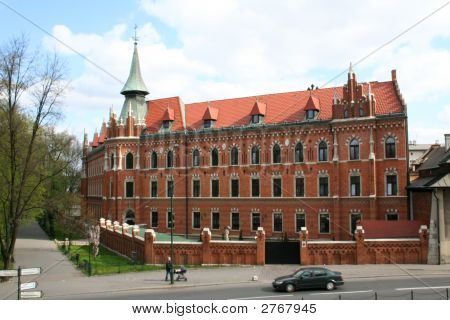 อาคารคราคอฟปราสาท คราคูฟ โปแลนด์ อนุสรณ์สถานประวัติศาสตร์ยุคกลาง