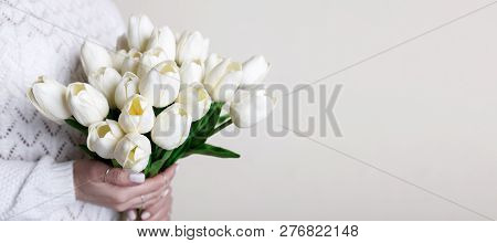 Bouquet Of White Tulips