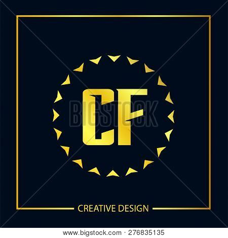 Initial Letter Cf Logo Template Vector Design