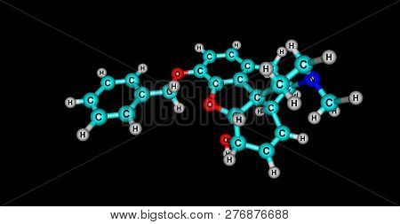 Benzylmorphine Is Much Like Codeine, Containing A Benzyl Group Attached To The Morphine Molecule. 3d