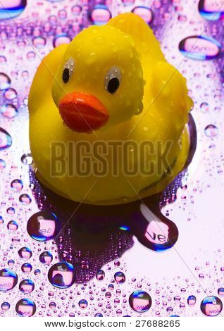 Gummiagtig duck
