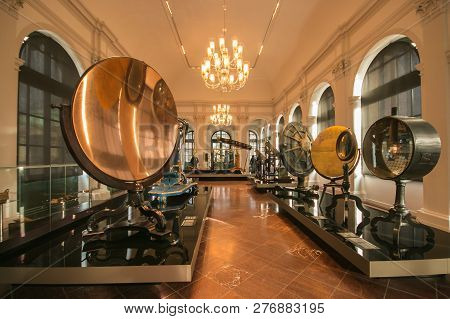 Dresden, Germany - January 1, 2019: The Mathematisch-physikalischer Salon In Dresden, Germany, Is A 