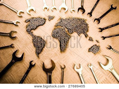 โลกที่ทำจาก spanners