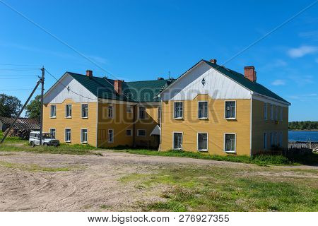 Solovki, Republic Of Karelia, Russia - June 25, 2018: Solovetsky Village On Solovki Island. Solovets