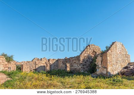 An Historic Ruin At Matjiesfontein Farm In The Northern Cape Province Of South Africa
