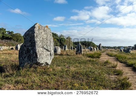 The Megalithic Site Of Carnac (morbihan, France)