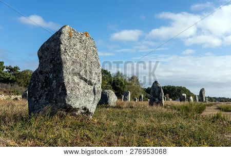 The Megalithic Site Of Carnac (morbihan, France)