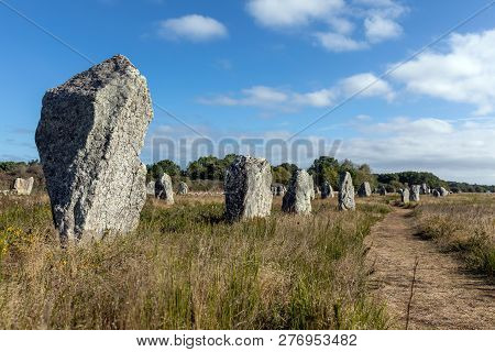 The Megalithic Site Of Carnac (morbihan, France)