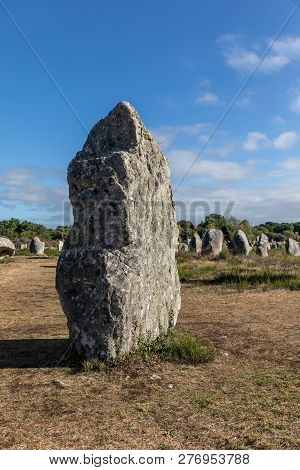 The Megalithic Site Of Carnac (morbihan, France)