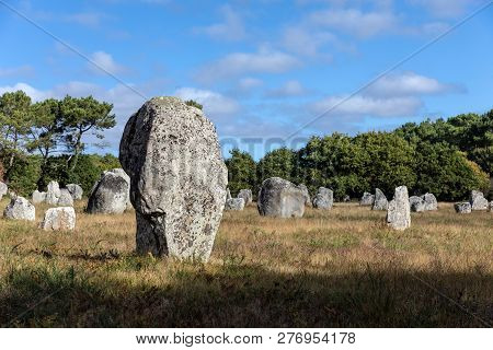The Megalithic Site Of Carnac (morbihan, France)