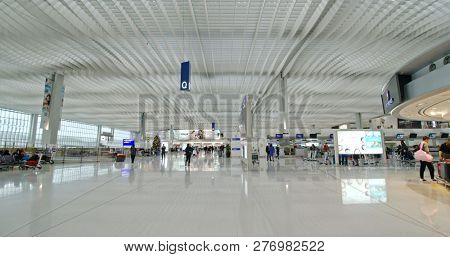 Chek lap kok, Hong Kong- 24 November 2018: Hong Kong international airport 