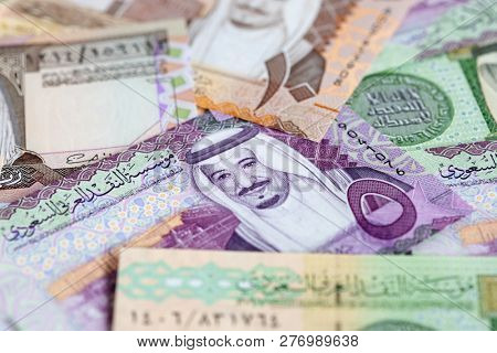 Collection of Saudi Arabia Riyal banknotes