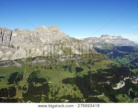 Alpine Top Ortstock, Above The Braunwald Forest And Linthal Valley - Canton Of Glarus, Switzerland