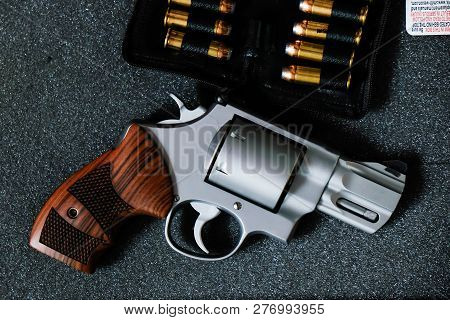 Metal Revolver .44 Magnum Pistol Gun With Jacket Soft Point(jsp) Bullet