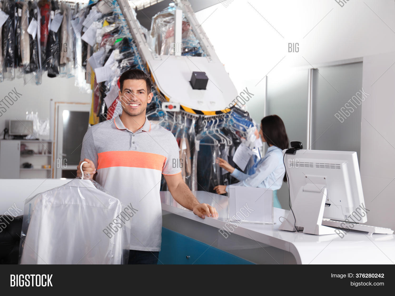 Happy Client Shirt Image & Photo (Free Trial) Bigstock