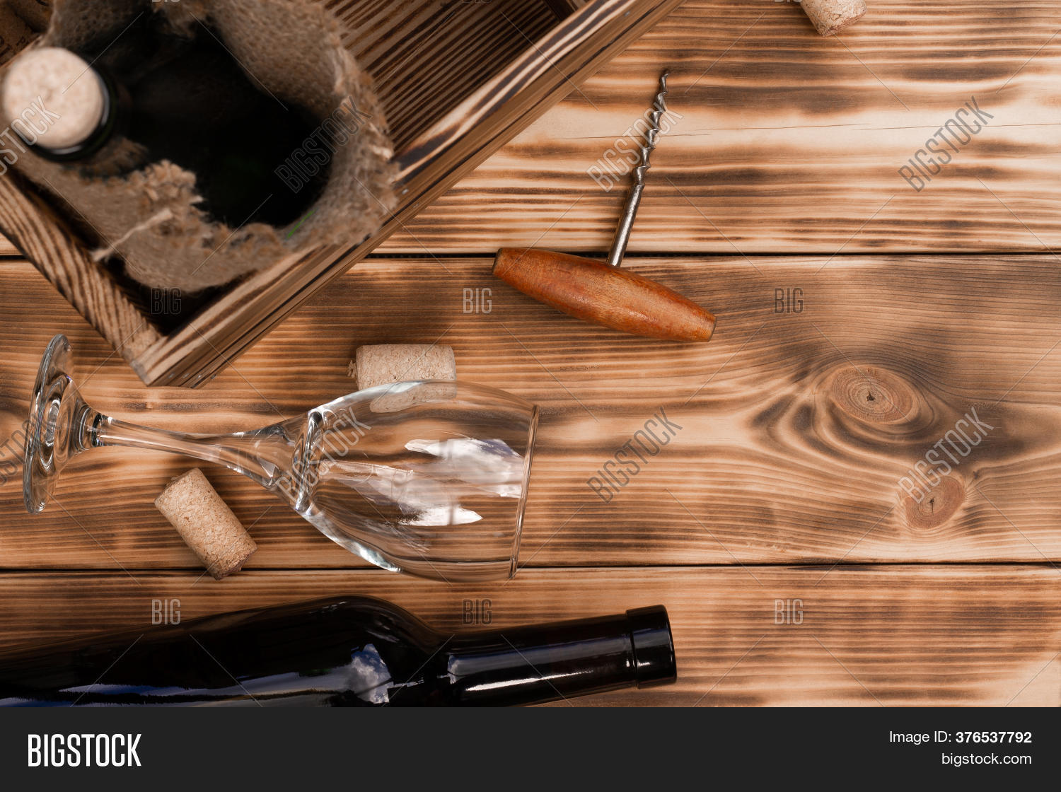 Wine Glass, Corkscrew Image & Photo (Free Trial) Bigstock