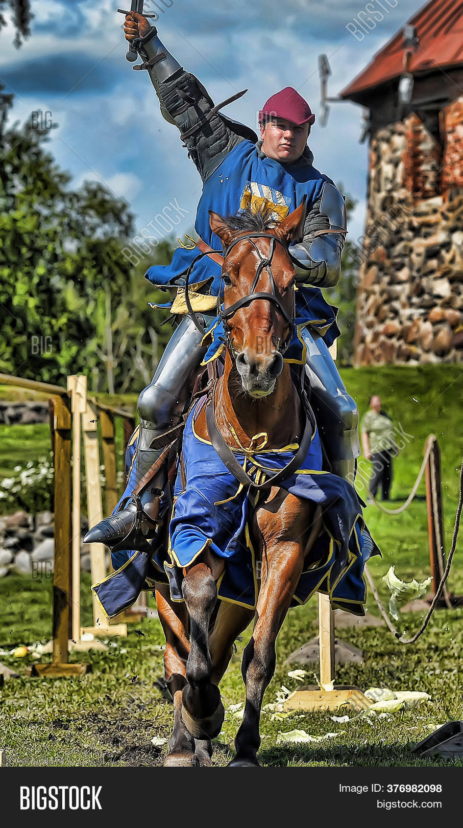 Knight Spear On Horse Image & Photo (Free Trial) | Bigstock