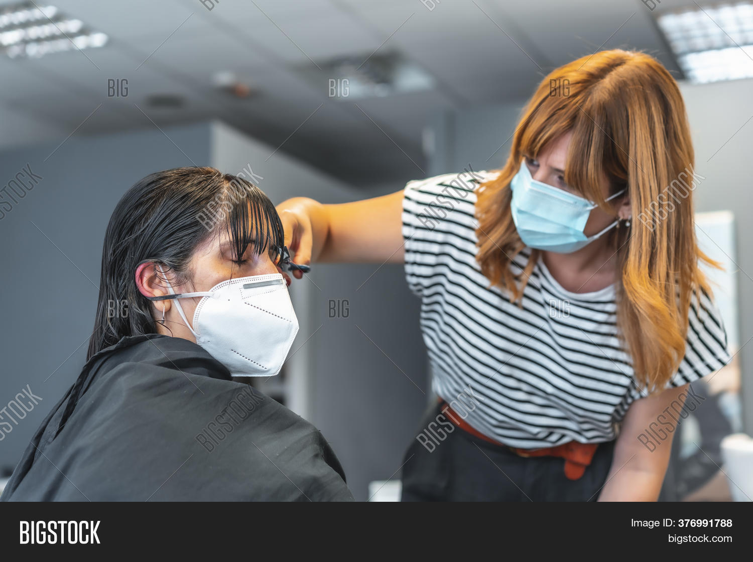 Hairdresser Face Mask Image & Photo (Free Trial) Bigstock