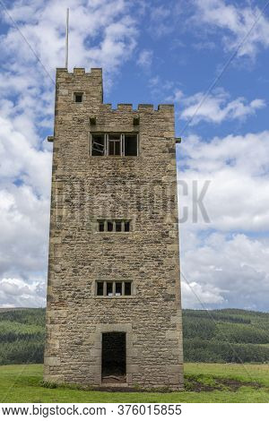 Bradfield, Sheffield, England - July 10 2020: Boots Folly On The Strines Moors Near Bradfield On The