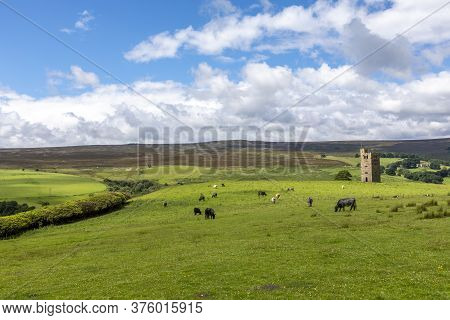 A View Of The Strines Moors And Bradfield Dales On The Outskirts Of Sheffield, England.