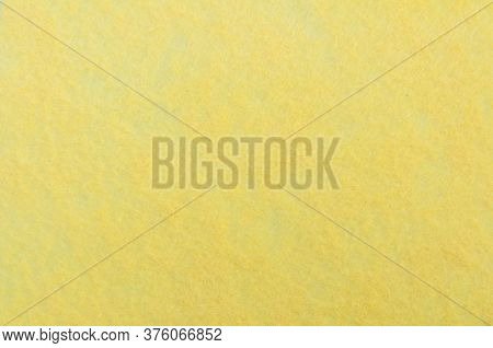 Texture Background Of Yellow Velvet Or Flannel