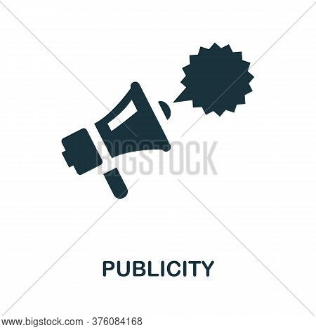Publicity Icon. Simple Element From Business Management Collection. Creative Publicity Icon For Web 