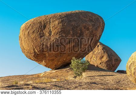 Solid Granite Boulders At Bulls Party At Ameib In The Erongo Region Of Namibia