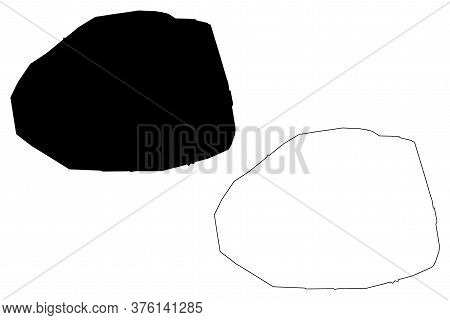 Leon City (republic Of Nicaragua) Map Vector Illustration, Scribble Sketch City Of Santiago De Los C
