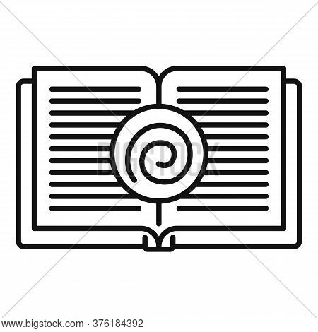 Open Hypnotherapy Icon. Outline Open Hypnotherapy Vector Icon For Web Design Isolated On White Backg
