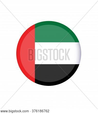 United Arab Emirates Flag, Official Colors And Proportion Correctly. National United Arab Emirates F