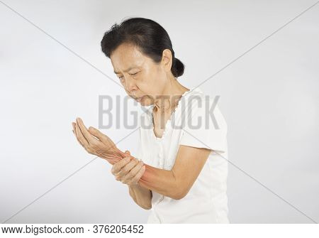 Wrist Muscle Pain White Background Wrist Injury