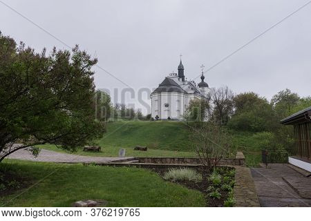 View Of The Ilyinsky Church-tomb Of Bogdan Khmelnytsky In Subotov, Cherkasy Region, Ukraine