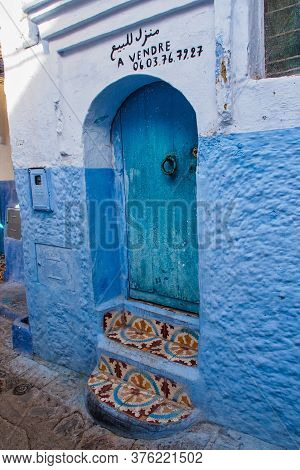 Chefchaouen, Morocco - Oct 14, 2019: Medina Of Chefchaouen. Chefchaouen Or Chaouen Is A City In Nort