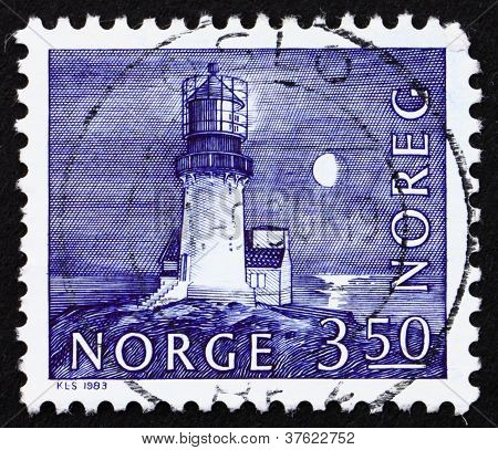 Frimærke Norge 1983 Lighthouse, Lindesnes, 1655
