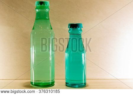 Colorful And Decorative Glass Bottles. Decorated Bottles Can Still Be An Excellent Alternative For G