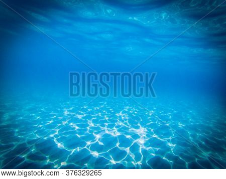 tropical blue ocean underwater background - luxury nature pattern