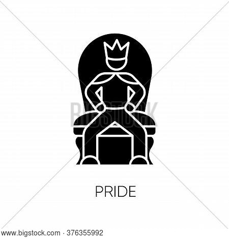 Pride Black Glyph Icon