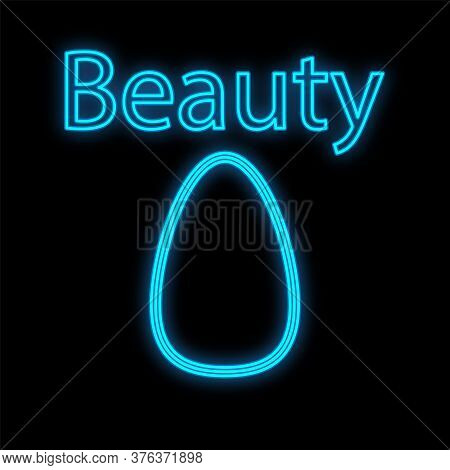 A Beauty Blender For Applying Tone, Blush And Powder To The Skin Of The Face. A Sponge For Makeup, C