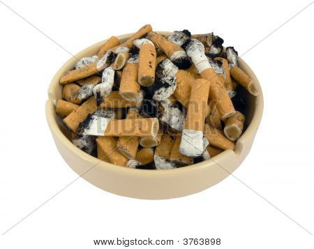 Ashtray With Cigarette