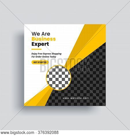 Digital Marketing Social Media Post Template Square Flyer Template