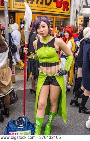 Nipponbashi Street Festa Cosplay Festival In Osaka, Japan