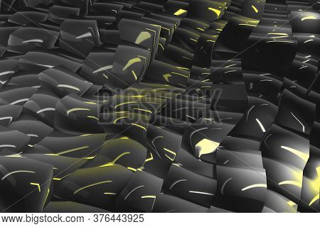 Illustration Background 3D Web Backdrop Modern Pattern Colorful Geometry 4 Glossy Texture Glossy Abs