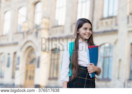 Education Is Your Door To Future. Happy Child Back To School. Compulsory Primary Education. Private 